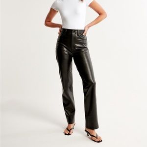 Abercrombie leather pants